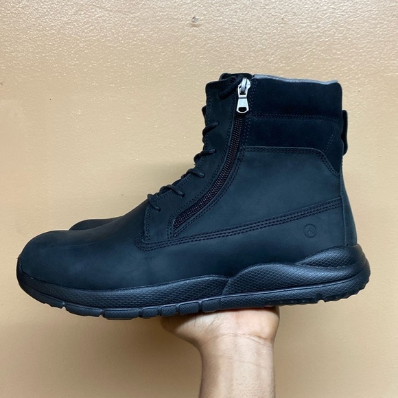 Anodyne NO. 90 Men’s Trail Worker Boots “Oil Black” Size 11 Extra Wide main image 10